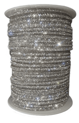 Bobina-Cordino-Strass-A01-Argento cristal